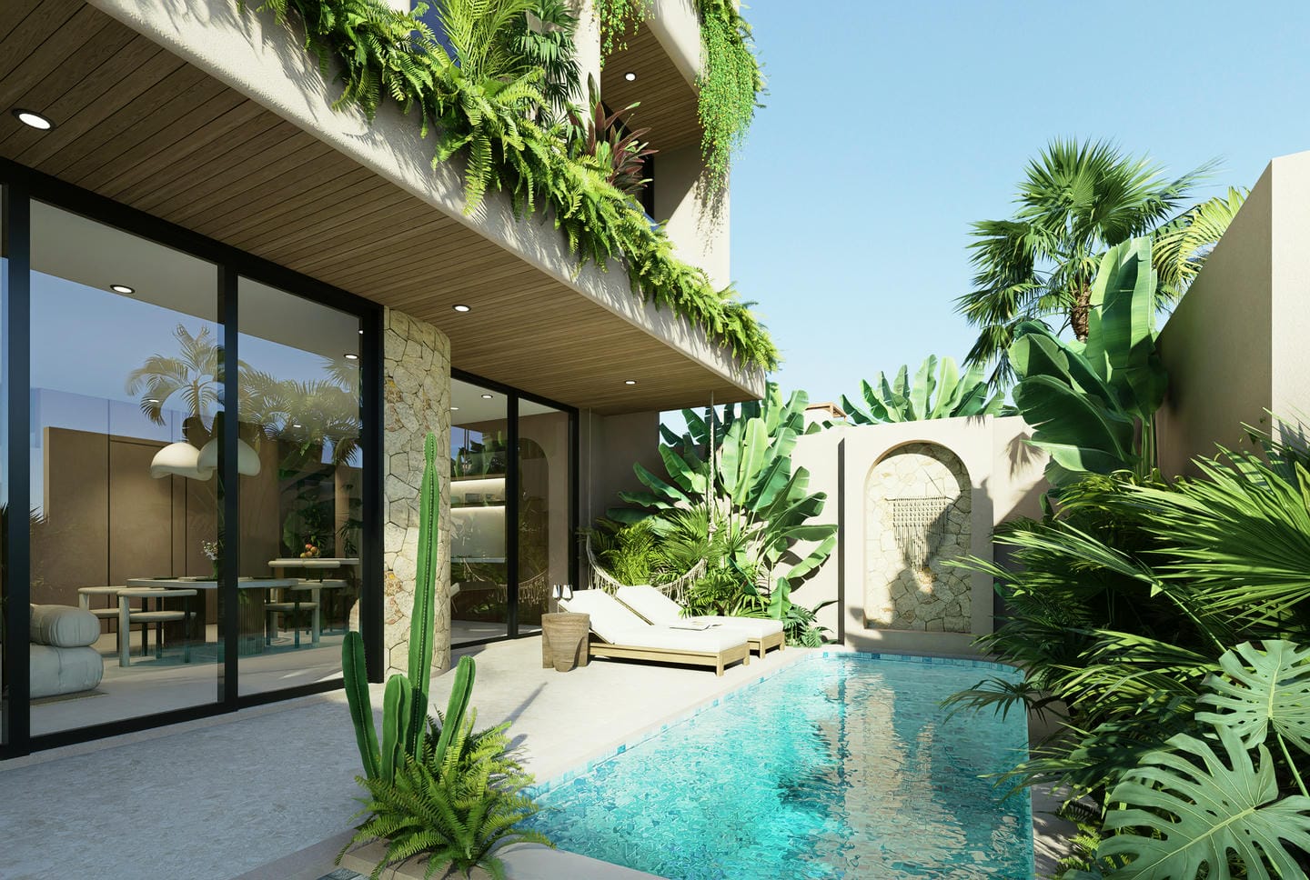 OFFPLAN WALKING DISTANCE TO THE BEACH 2 BEDROOM VILLA FOR SALE LEASEHOLD IN ULUWATU BE-2127 